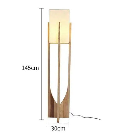 Farmhouse Style Wood LED Hanging Light Fixture