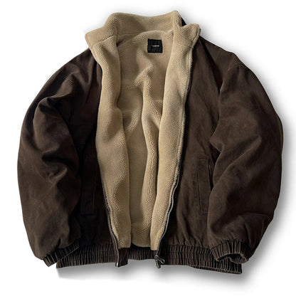 Vintage Style Mens Fleece Jacket