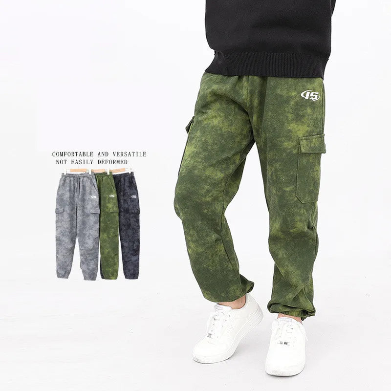 Kids' Camo Casual Sweatpants - OutfitLondon