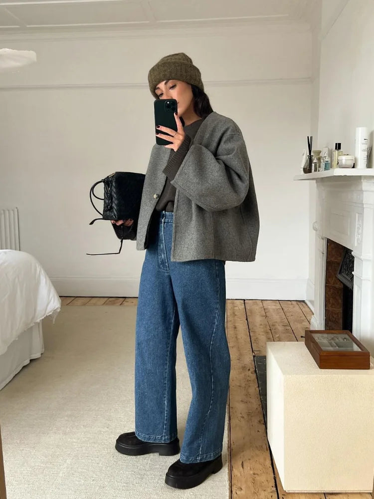 Comfy Oversized Ladies Winter Coat - OutfitLondon