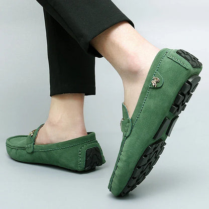 Luxury Soft Leather Slip On Shoes