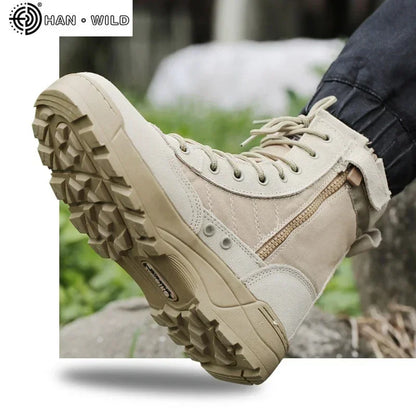 Tough Waterproof Tactical Hiking Boots - OutfitLondon