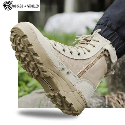 Tough Waterproof Tactical Hiking Boots - OutfitLondon