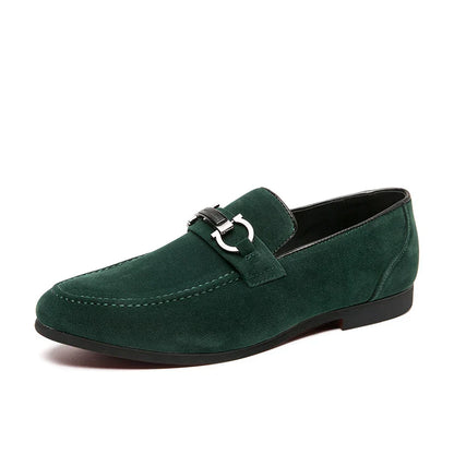 Classic Tan Slip On Loafers For Men