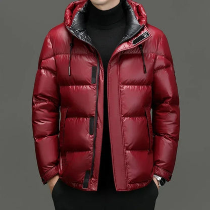 Cozy Insulated Hooded Down Parka Jacket