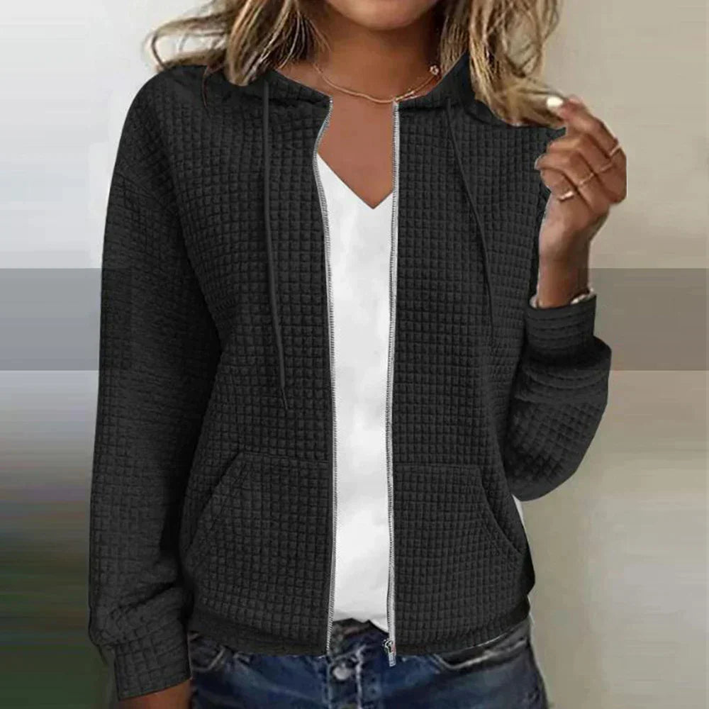 Classic Plaid Blazer Coat