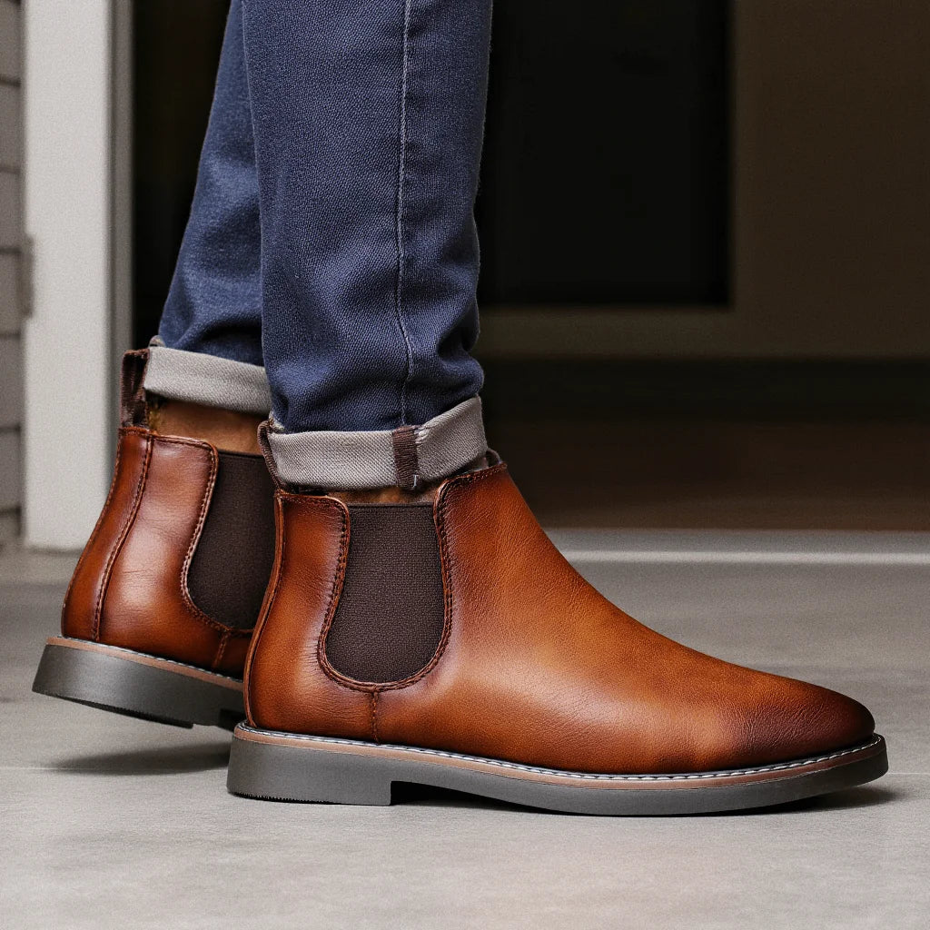 Classic Ankle Boots Black Leather