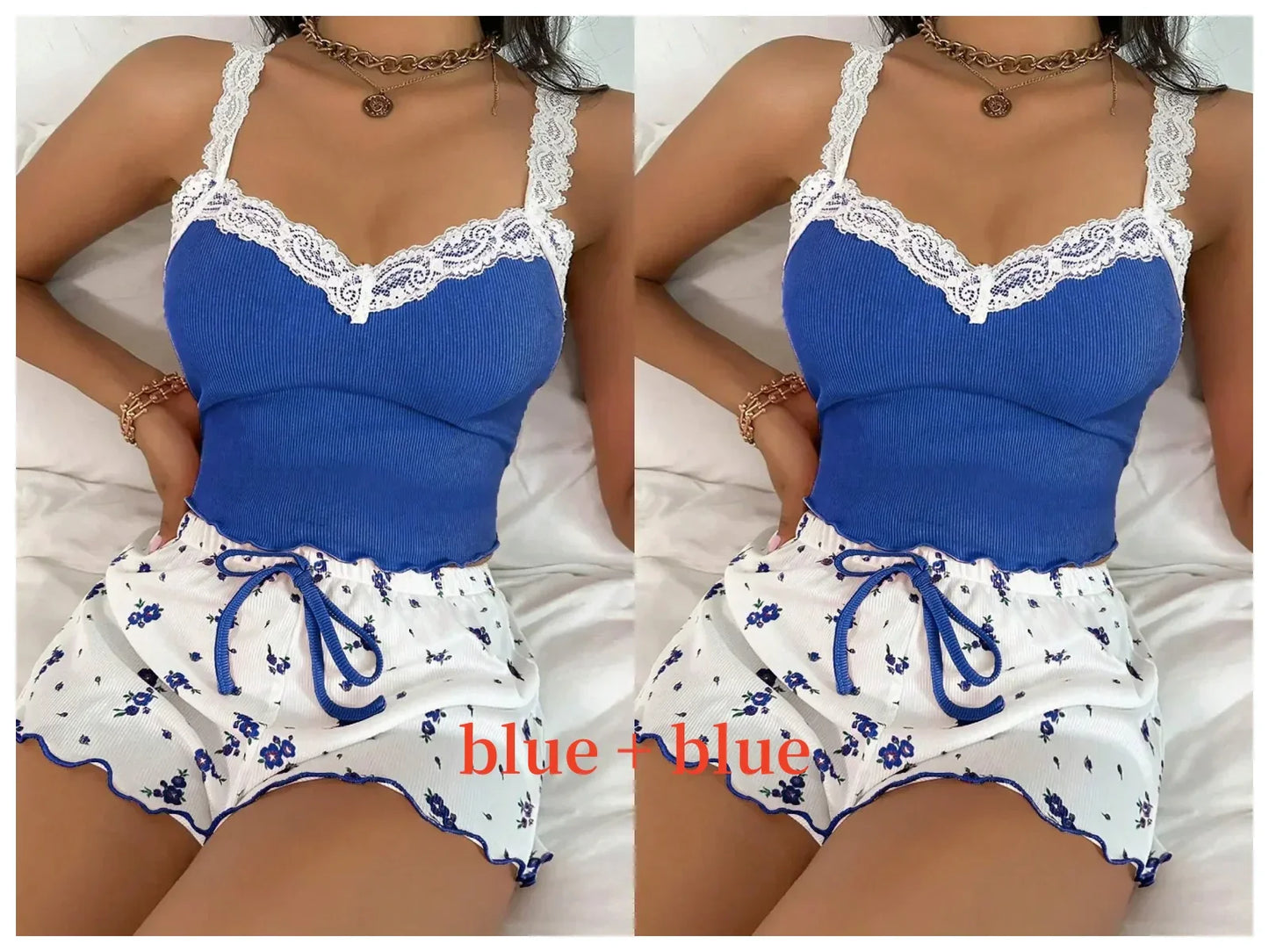 Women's Comfortable Floral Nightwear Pajamas
