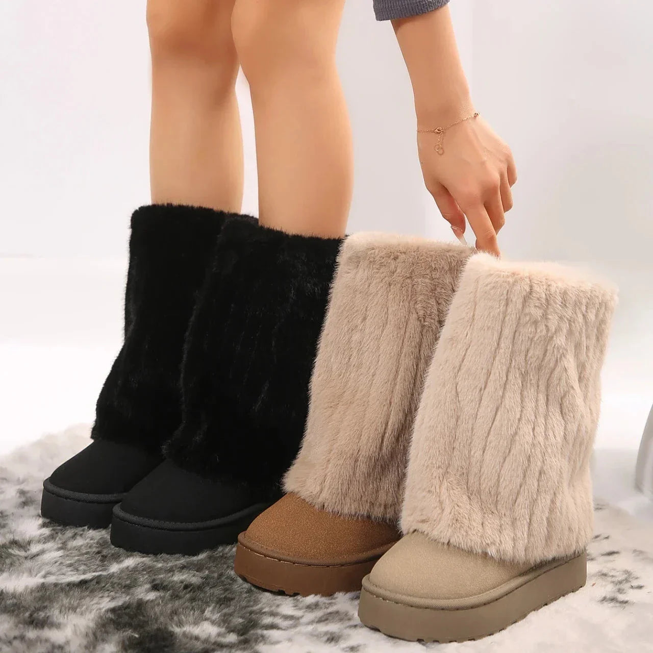 Luxury Sheepskin Winter Boots