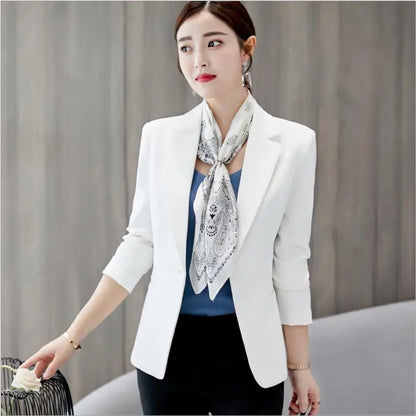 Timeless Dark Blue Formal Ladies Jacket