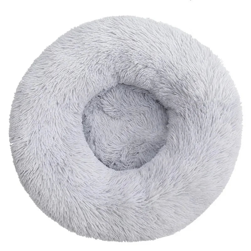 Plush Cozy Pet Bed for Cats and Dogs