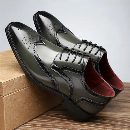 Classic Real Leather Oxford Shoes