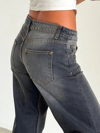 Relaxed Fit Classic Straight Jeans
