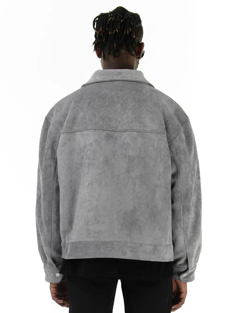 Soft Leather Men's Coat Jacket