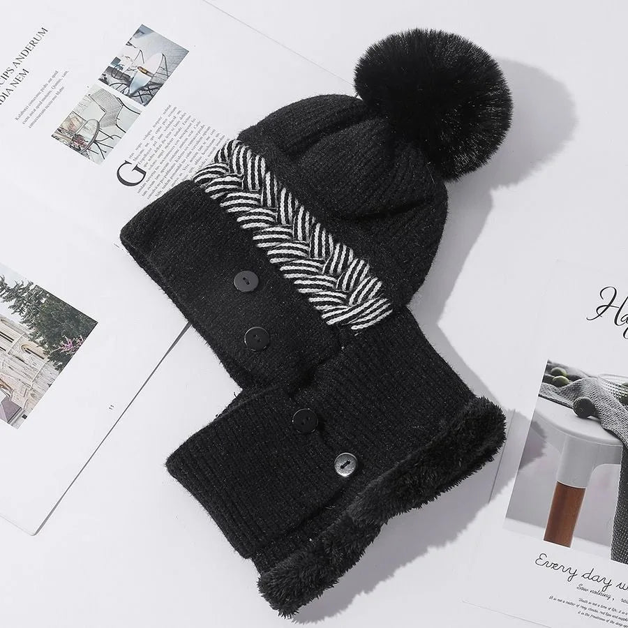 Warm Cozy Winter Knit Beanie Hat