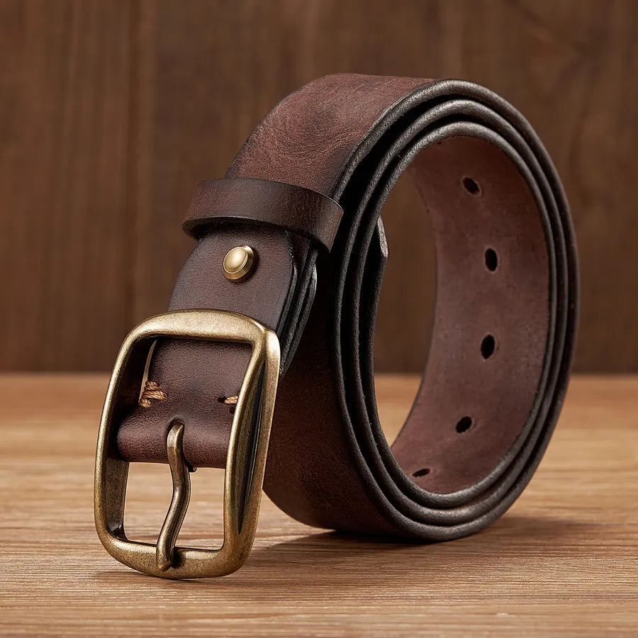 Genuine Premium Leather Waist Belt - OutfitLondon