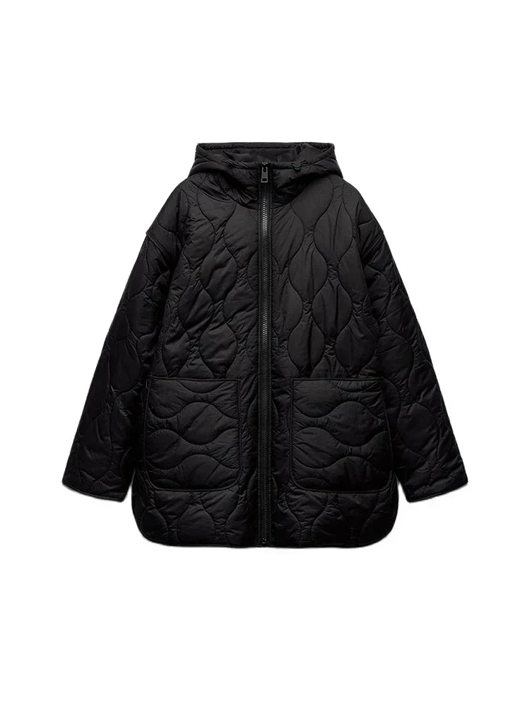 Comfy Loose Fit Parka Coat