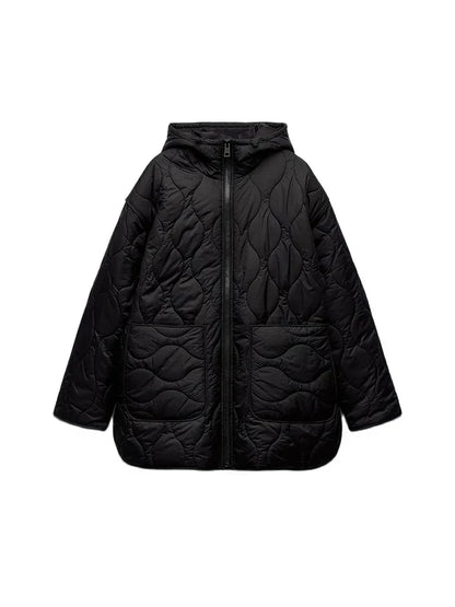 Comfy Loose Fit Parka Coat