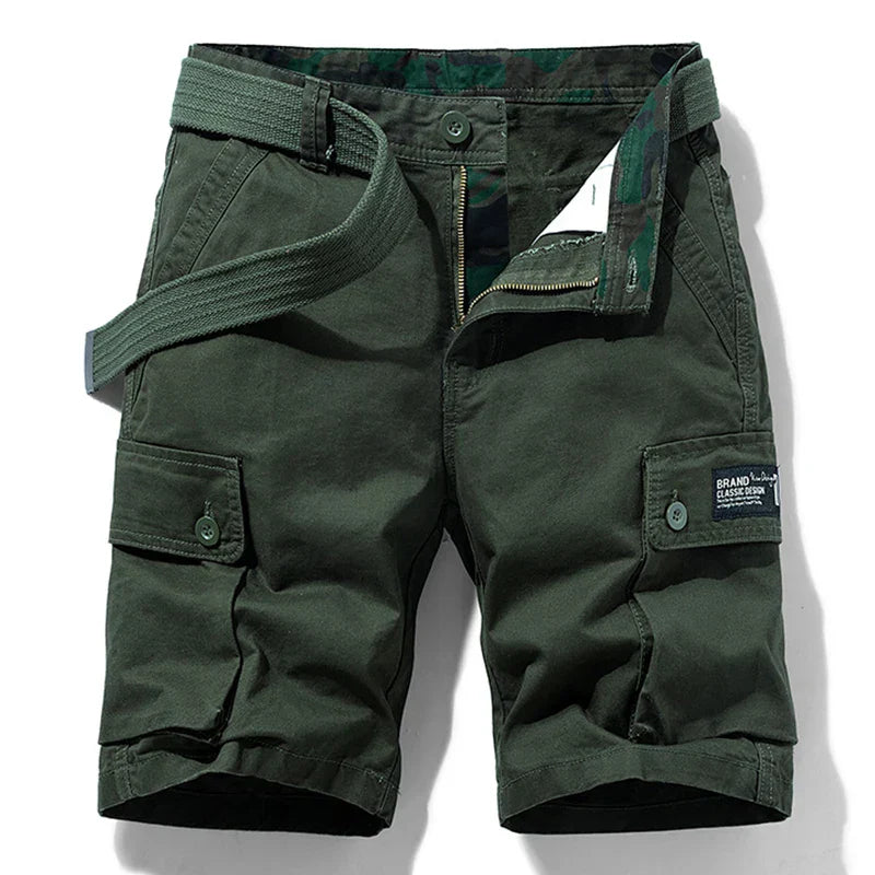 Relaxed Fit Mens Casual Shorts with Pockets