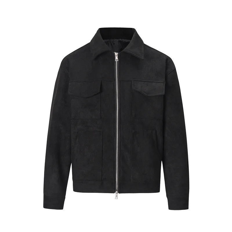 Soft Leather Men's Coat Jacket