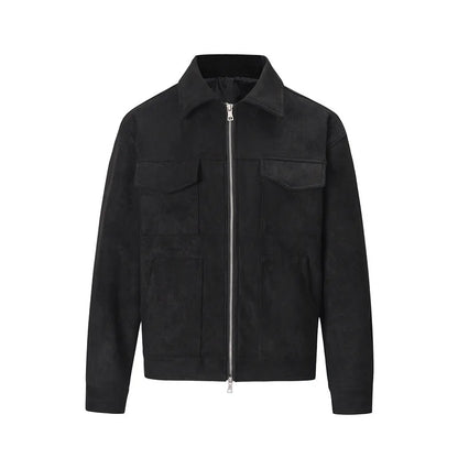 Soft Leather Men's Coat Jacket