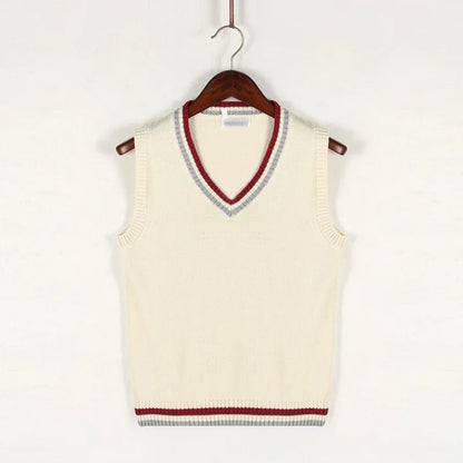 Thick Crew Neck Mens Tank Top Sweater