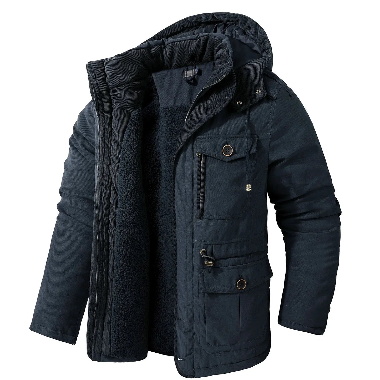 Insulated Water Resistant Winter Coat with Fleece