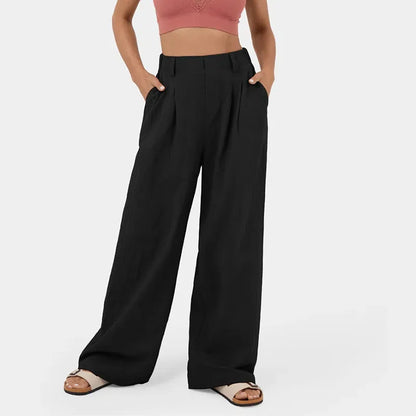 Women's Elegant Straight Leg Dress Pants