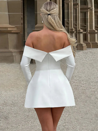 Elegant Knee Length Skater Dress