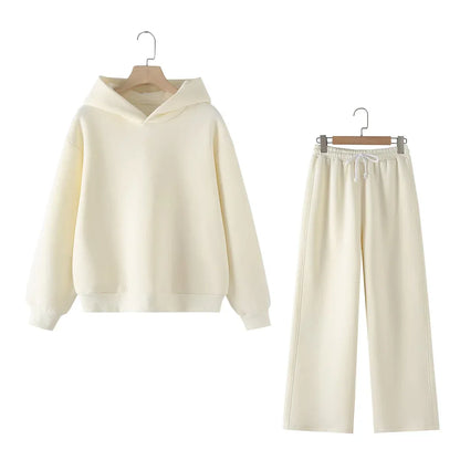 Cozy Ladies' Hooded Sweat Suit Set