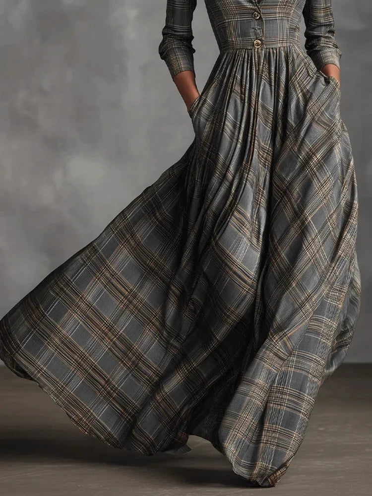 Chic Retro Women's Evening Dress