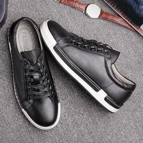 Premium Genuine Leather Trainers