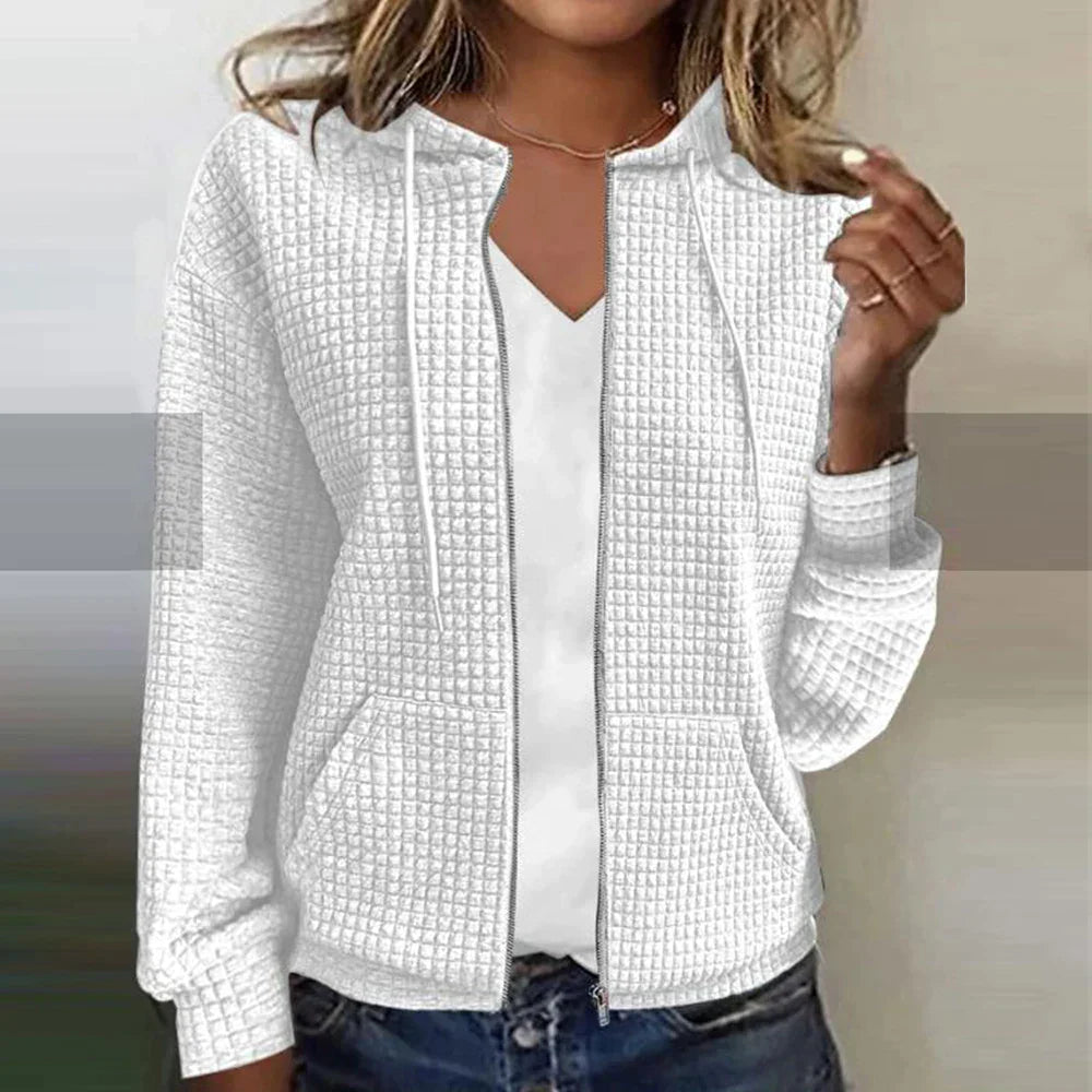 Classic Plaid Blazer Coat