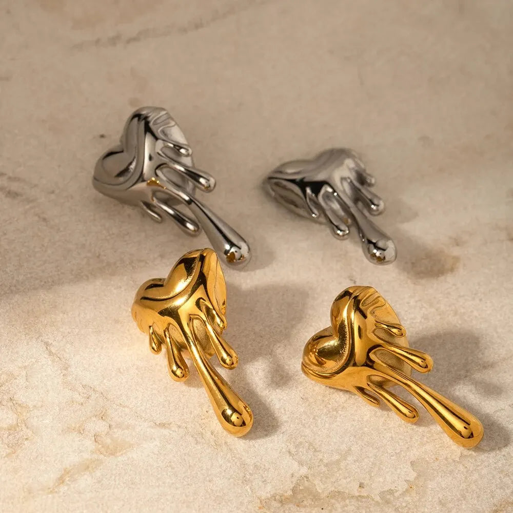 Meltdown Lava Drop Earrings - OutfitLondon
