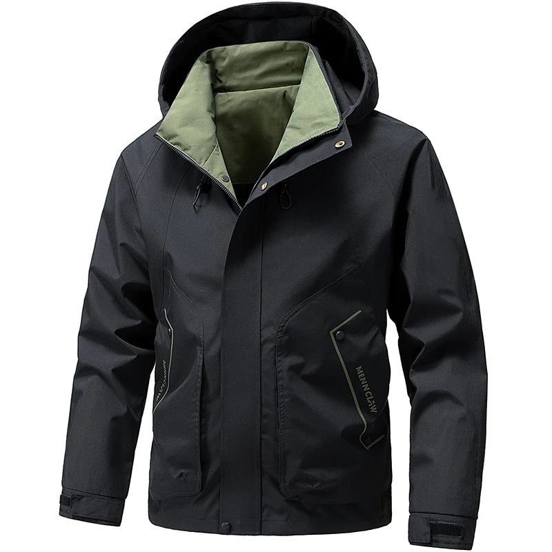 Warm Waterproof Hooded Ski Coat
