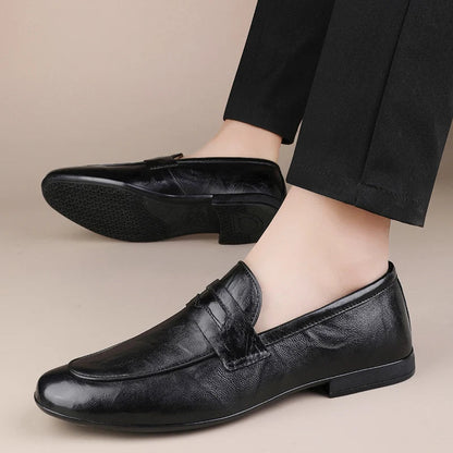 Luxury Real Leather Slip On Shoe