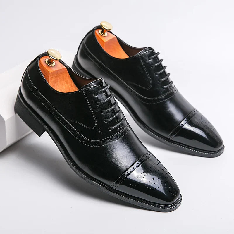 Authentic Luxury Leather Shoes - OutfitLondon
