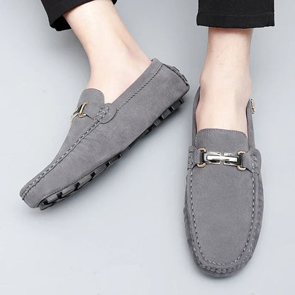 Luxury Soft Leather Slip On Shoes