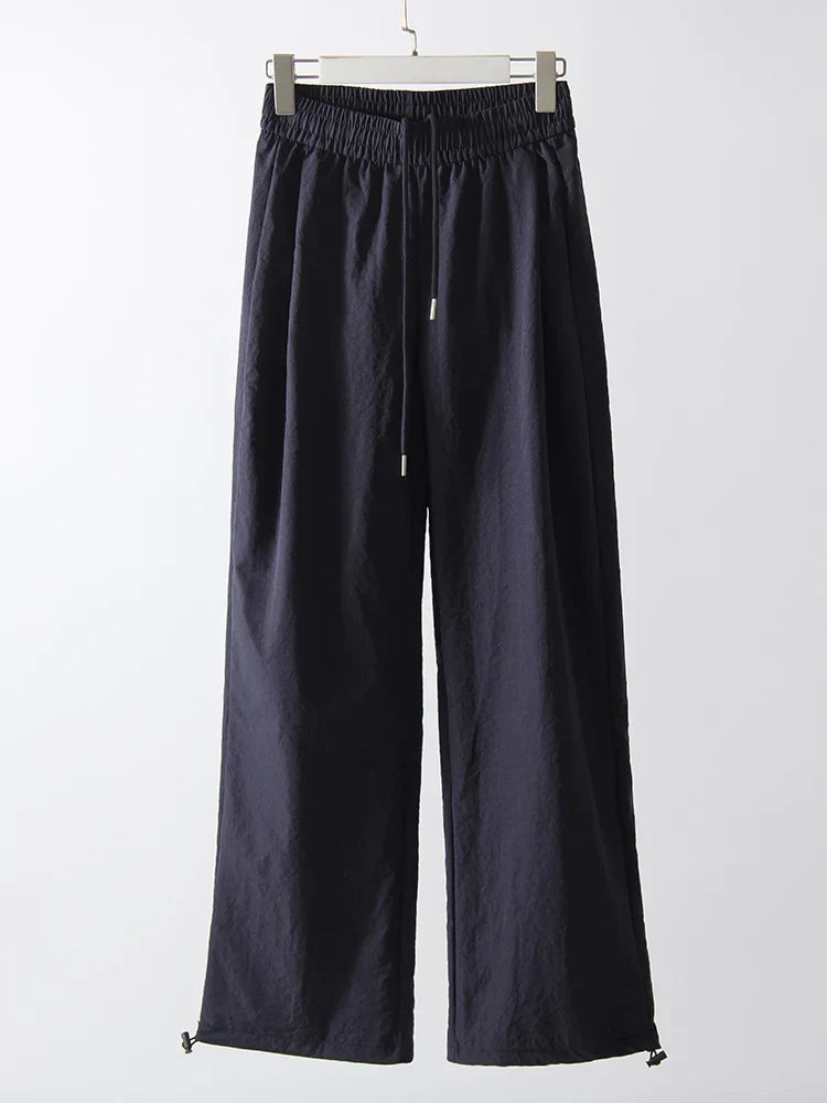 Relaxed Fit High Waisted Casual Joggers