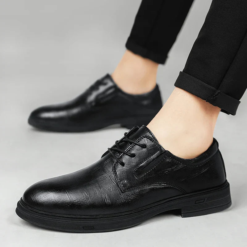 Real Leather Smart Dress Shoes