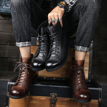Vintage Leather Ankle Boots
