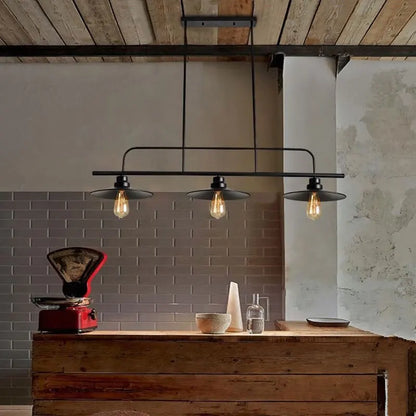 Vintage Metal Hanging Light Fixture - OutfitLondon