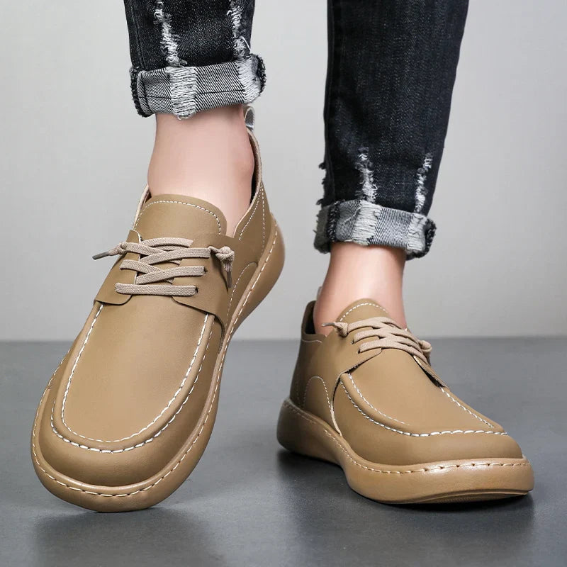 Black Genuine Leather Shoes