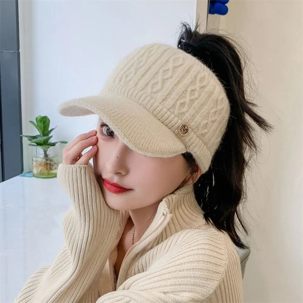 Cozy Soft Bunny Beanie for Ladies