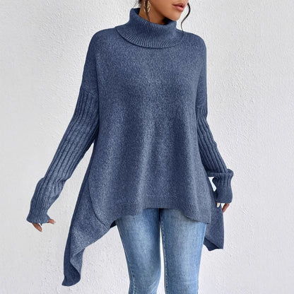 Casual Fit Turtleneck Jumper | Soft Crew Neck Sweater