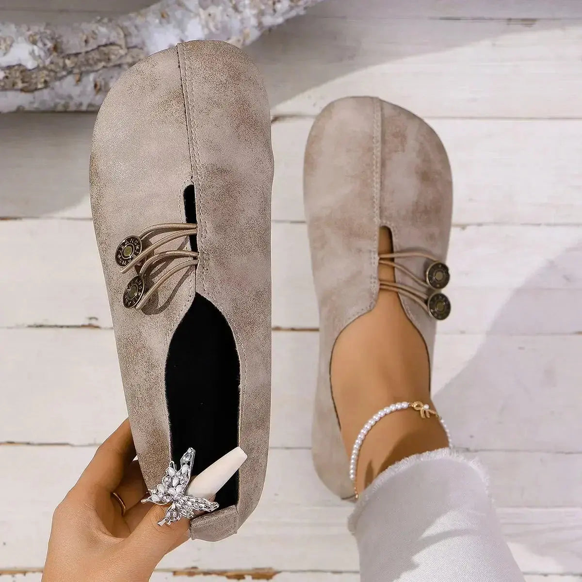 Comfortable Suede Women's Orthopedic Loafers