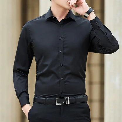 Big Mens Classic Fit Long Sleeve Shirt