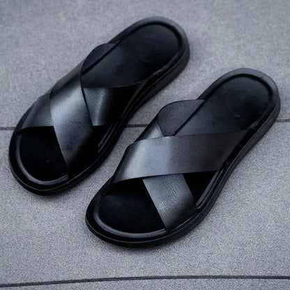 Classic Italian Leather Sandal Shoes
