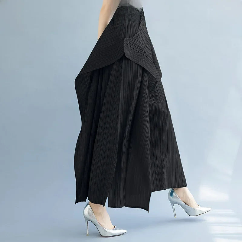 Trendy Fit Ladies Mermaid Leg Trousers Chic Design