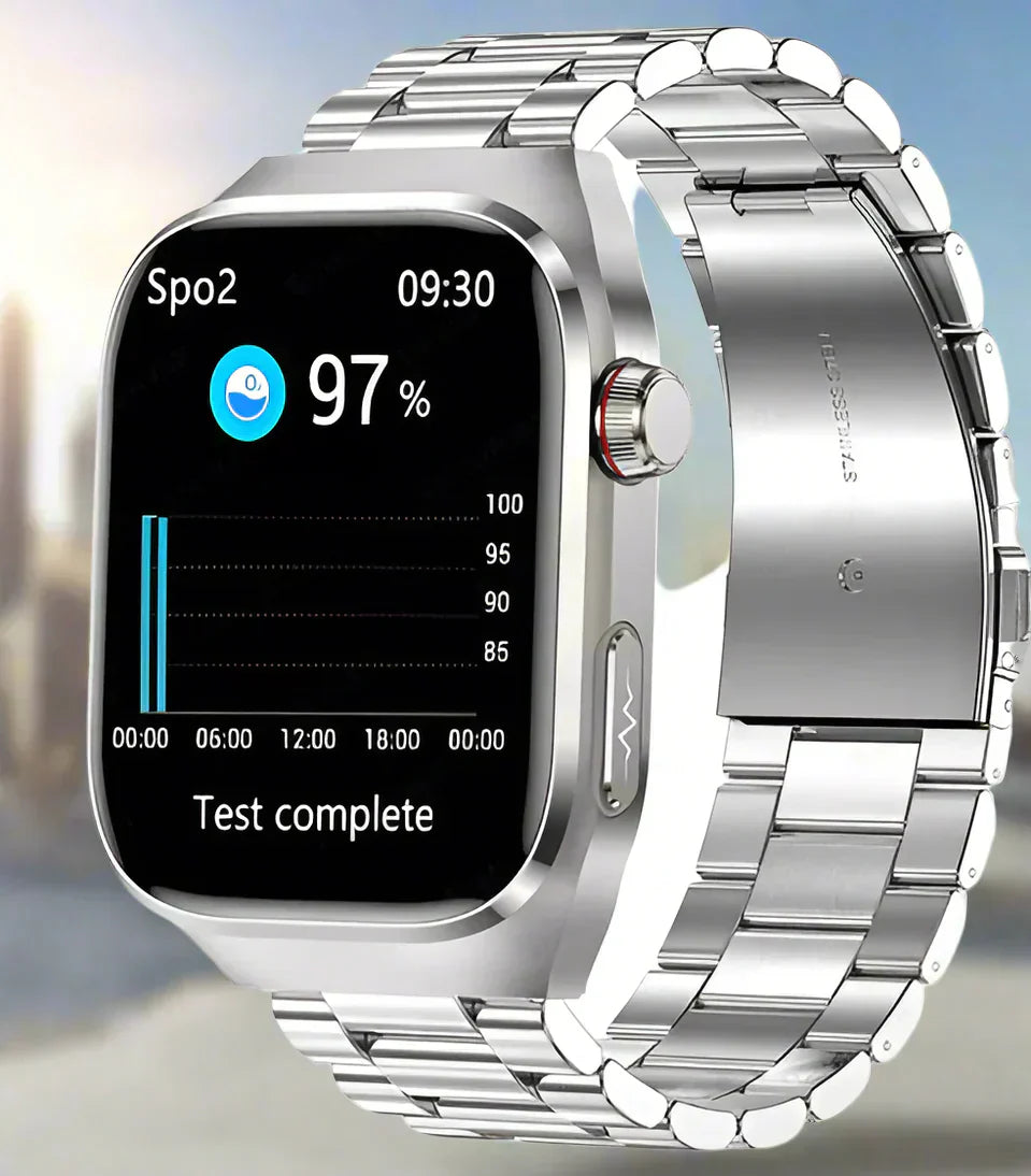 Premium Fitness Smartwatch with Heart Rate, Blood Oxygen Monitor